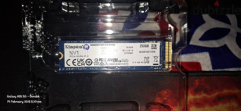 Kingston SSD M. 2 250GB 0