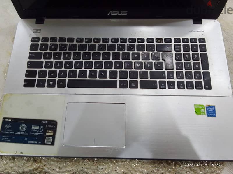 لابتوب ASUS X751LN - معالج Intel Core i7 - 12GB RAM - SSD 250GB 2