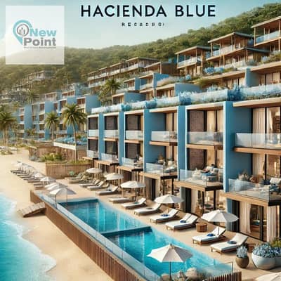 Own your chalet directly on the sea and fully finished in Hacienda Blue Ras El Hekma