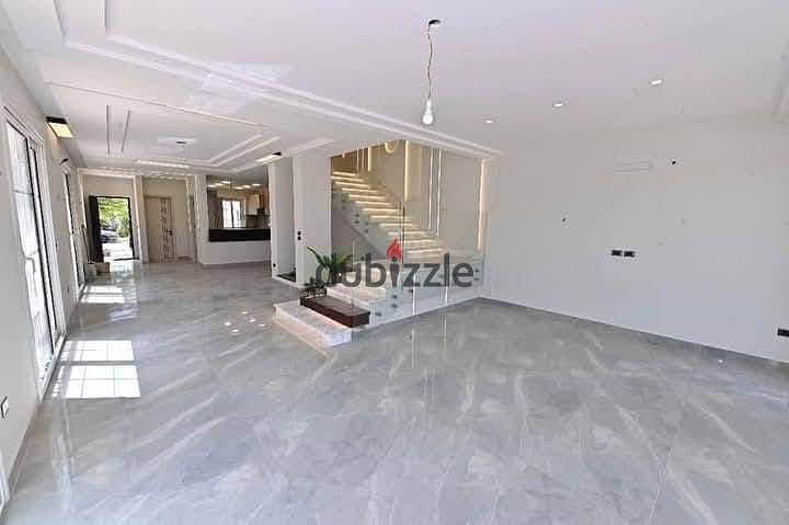 In Al Shorouk, a standalone villa for sale, 280 m, fully finished, with installments over 8 years, in a residential compound with full services 0