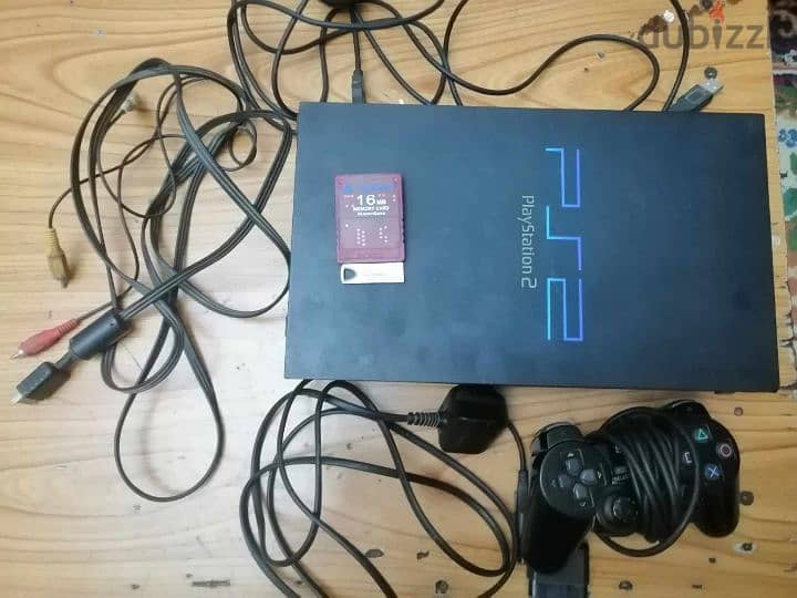 ps2 fat-بلاي ستيشن 2- بلايستيشن 2   متعدل-playstation 2 fat 1