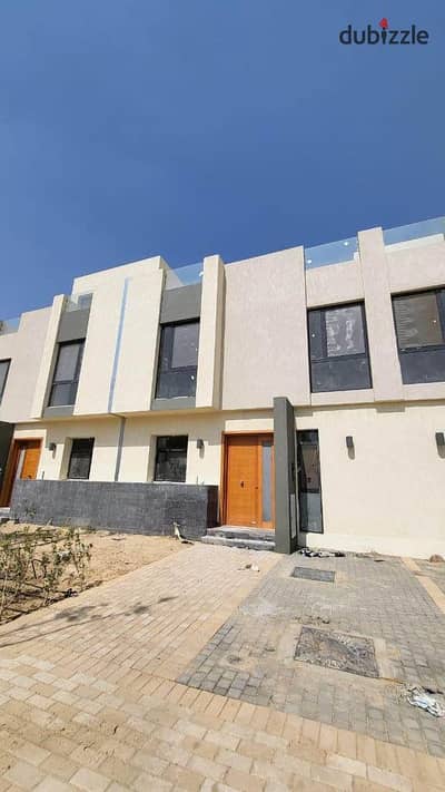 Twin house for sale, fully finished, 315 m, in Al Burouj Compound, El Shorouk, in a residential area with integrated services, with a 50% down payment