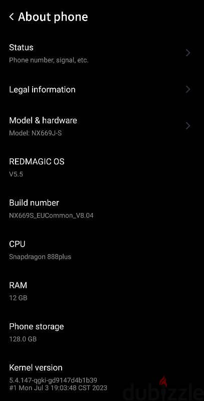 ROOTED Redmagic 6S Pro Cyborg 10