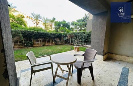 Apartment With Private Garden Fully Furnished At Compound The Village                              .