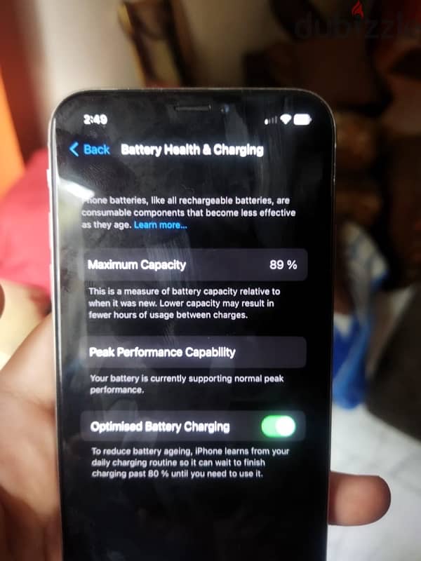 ايفون اكس بحاله ممتازه بطاريه 89 4