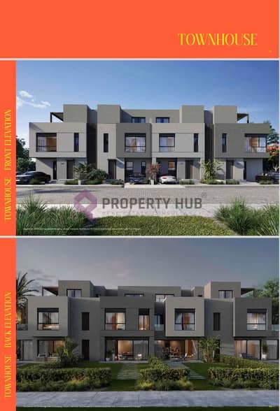 Townhouse corner in the Valleyz by Hassan Allam Mostakbal city Bua 200 sqm Land 227 Below market price no over required