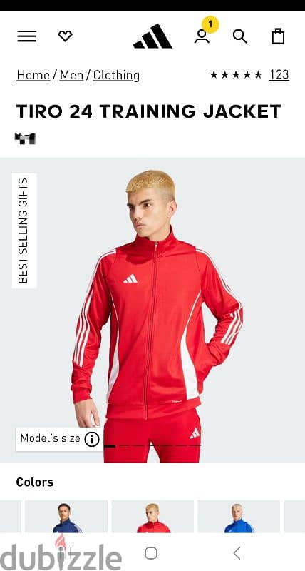 Adidas Jacket training track top 1