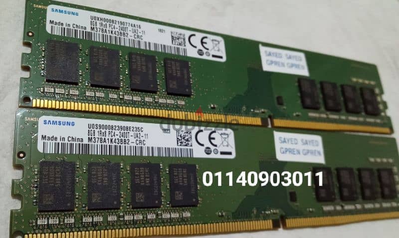 DDR4 & DDR3 RAM USED 8