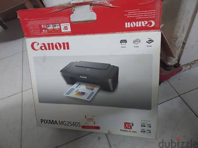 برنتر الوان كانونpixma mg2540s بحاله الزيرو