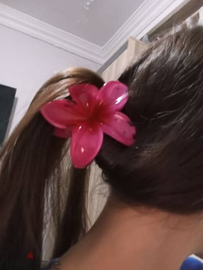 flower hair clip