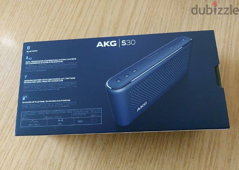 AKG S30 All in One Travel Bluetooth Wireless Speaker - Blue 0