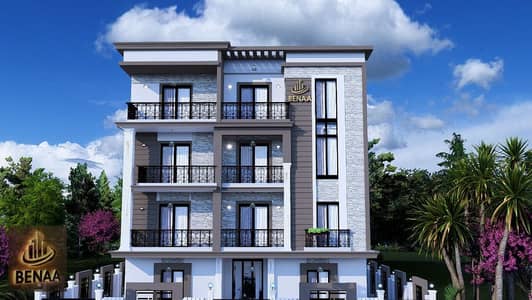 Apartment for sale in installments in Shorouk City, in the second district, east, on Al-Shabab Road, next to Dar Misr and the Mosque of the Rightly-Gu