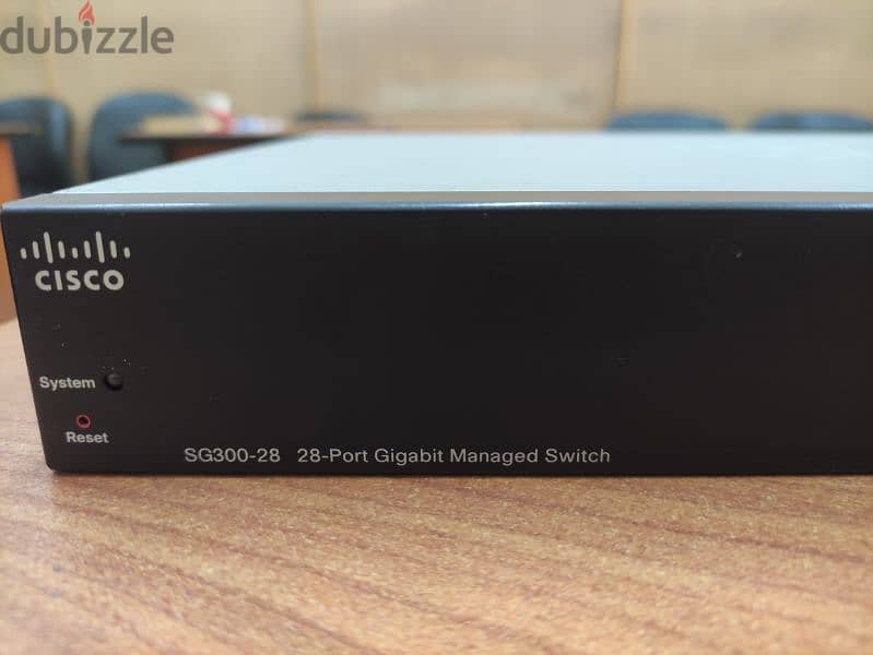 Cisco SG300-28 Port Gigabit Managed Switch 0