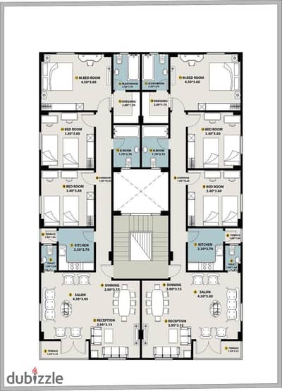 Apartment for sale in New Narges, prime location, immediate delivery and installments, in the heart of the Fifth Settlement