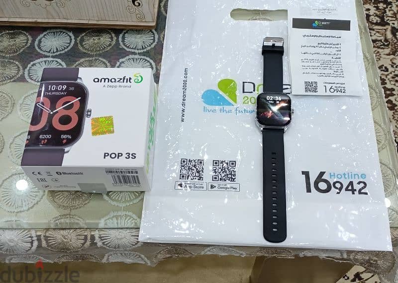 ساعه سمارت amazfit smart watch pop s3 3