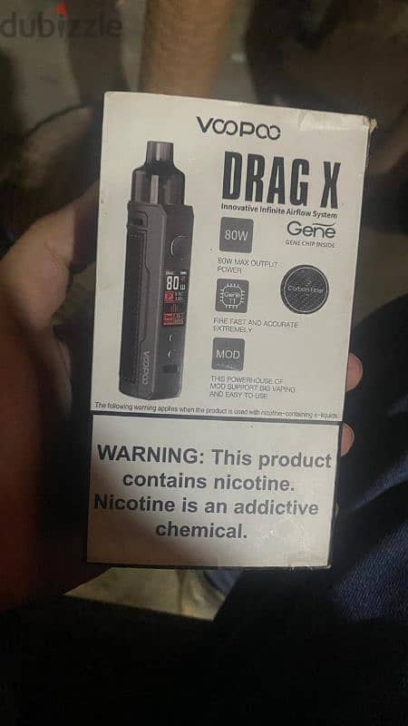 فيب دراج اكس كسر زيرو | vape Drag X Like new 6