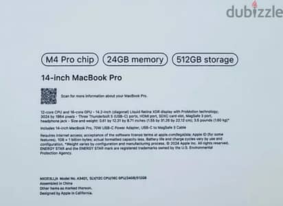 macbook m4 pro 14 inch 24 gb 512 g new sealed space black