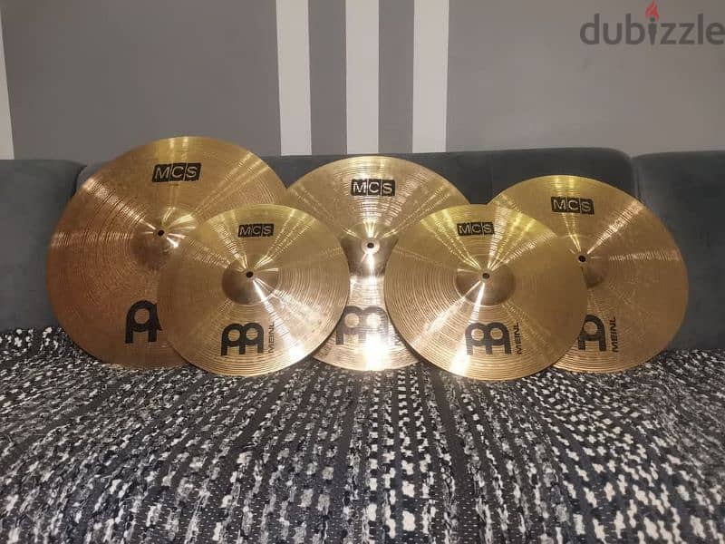 نحاس درامز احمر Cymbals set سابيان Sabian مينل Minel 1