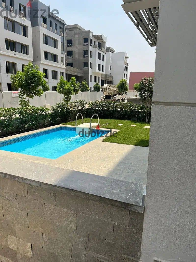 دوبلكس+private pool متشطب smart homeللبيع ف تريو جاردنزTrio Gardens 0