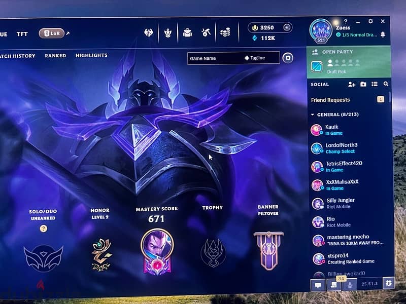 league of legends account 18