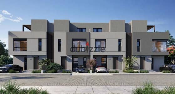 كورنر تاون هاوس للبيع هاب تاون مدينة المستقبل HAPTOWN mostakbal city