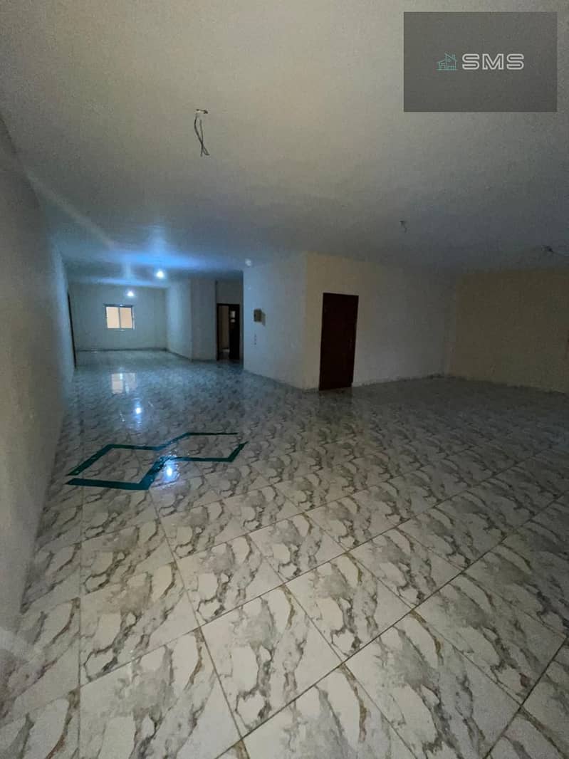 Residential apartment for a large family, basement apartment with a private entrance in Al-Banafsaj 6, stylish facade, and a prime location. 0