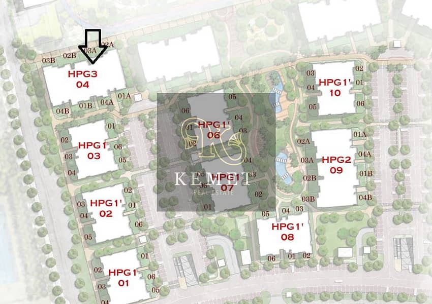 Hyde Park New Cairo 147m 3bed greens 0