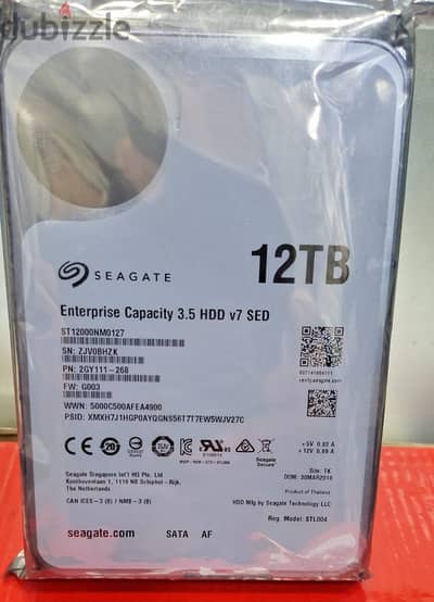 Internal hard disk drive 12TB Seagate Enterprise  هارد داخلى ١٢ تيرا