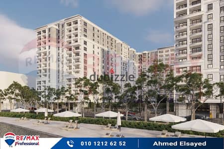 Your apartment with a panoramic view of the club in Marouj Compound in the heart of Smouha with a 10% down payment