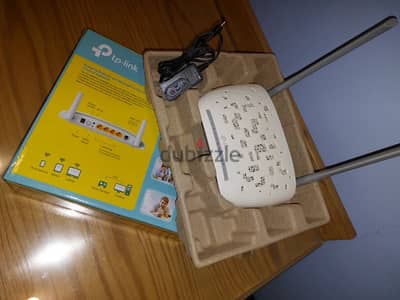 راوتر TP-LINK ADSL واى فاى+٤ مخرج LAN  موديل TD-W8961N