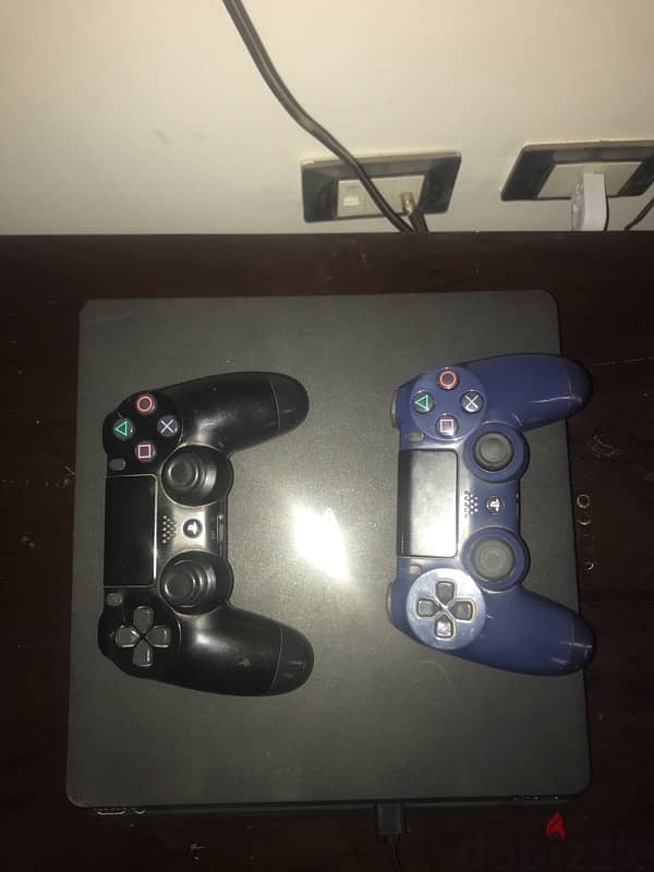 Play station 4 slim 500gb for sale with the box zeroooo 0