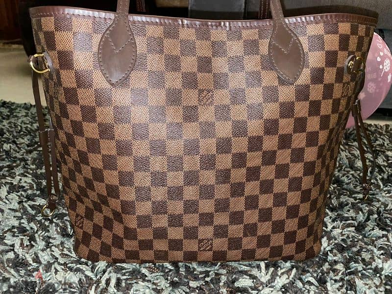 LV Louis vuitton Neverfull MM Handbag Original 1