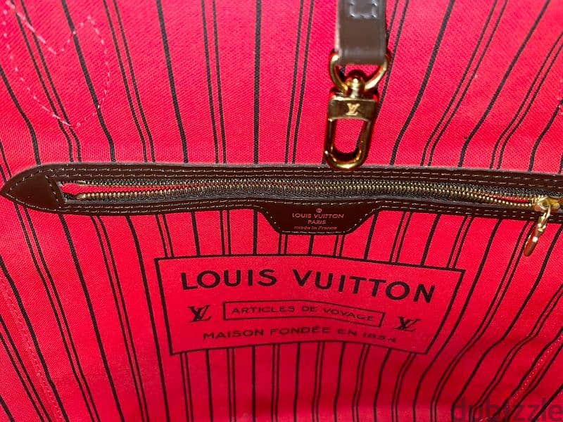 LV Louis vuitton Neverfull MM Handbag Original 3