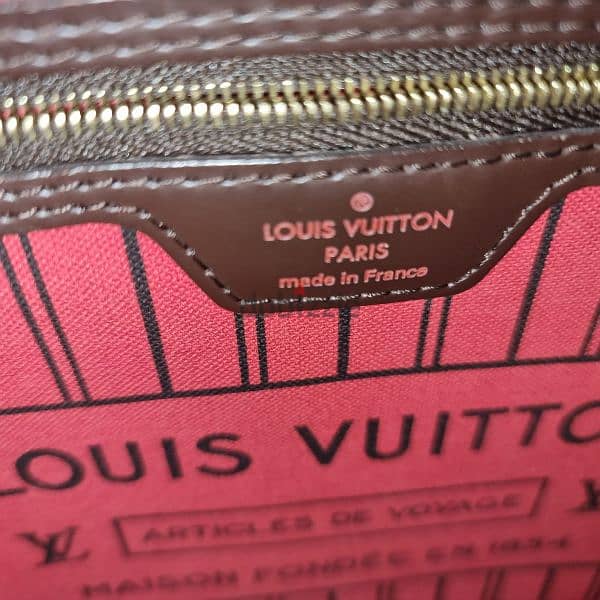 LV Louis vuitton Neverfull MM Handbag Original 5