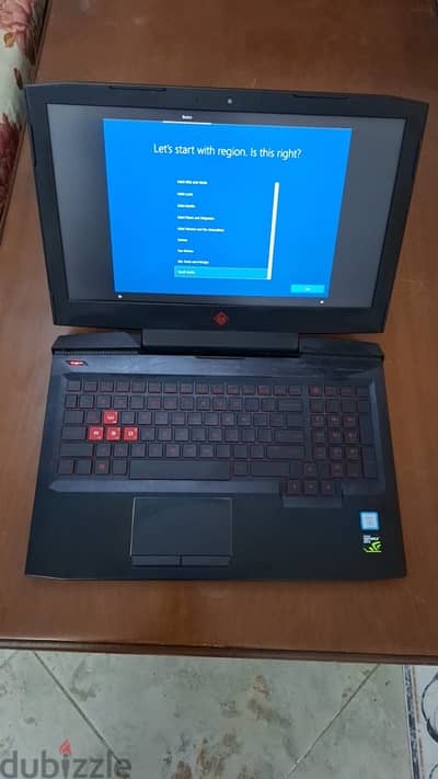 جاي من الامارات.  HP OMEN 15-ce001ne