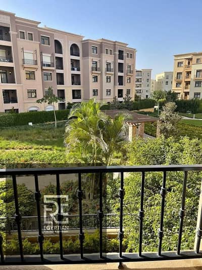 For sale, 119 sqm apartment in a compound next to Cairo Airport, in the heart of New Cairo, Stone Park Compound