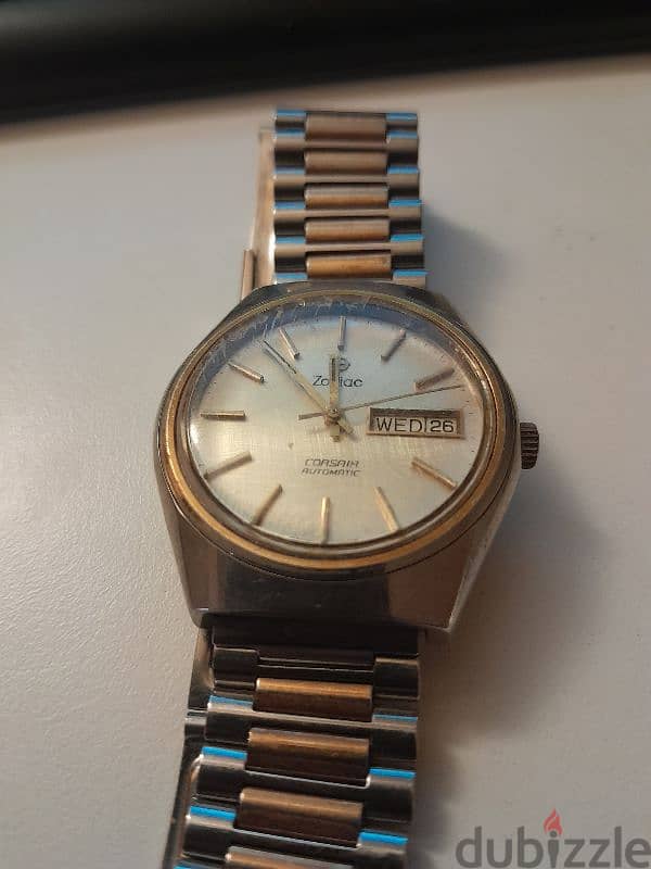 vintage Zodiac Corsaia automatic 39mm 1