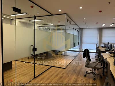 Mivida مكتب مفروش للايجار 136م في -Furnished Office for Rent