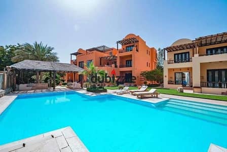 شاليه غرفتينن لليبع في الجونة البحر الاحمر متشطب  بالتكيفات و المطبخ -2bd chalet for sale in El Gouna, Red Sea, fully finished, with AC’s and kitchen