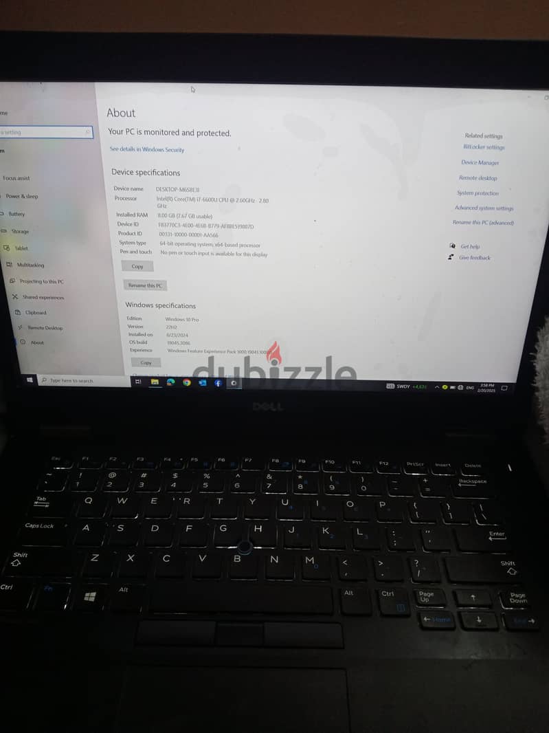 لاب توب dell 7470 i7 جيل سادس 2