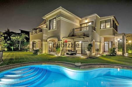 Standalone villa 388m for sale in Swan Lake Residence Hassan Allam