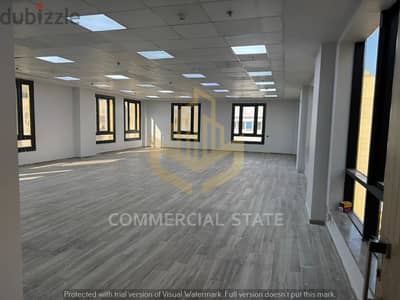 مكتب أرضي 135م للايجار في التجمع الثالث-المحكمه-Finished Office