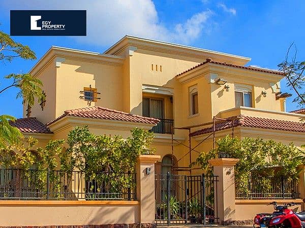 Lowest Price ! In Levana  Villa  Direct On Golf Ready To Move For Sale With Private Pool In Up Town Cairo. (Buy Now!!!) 0