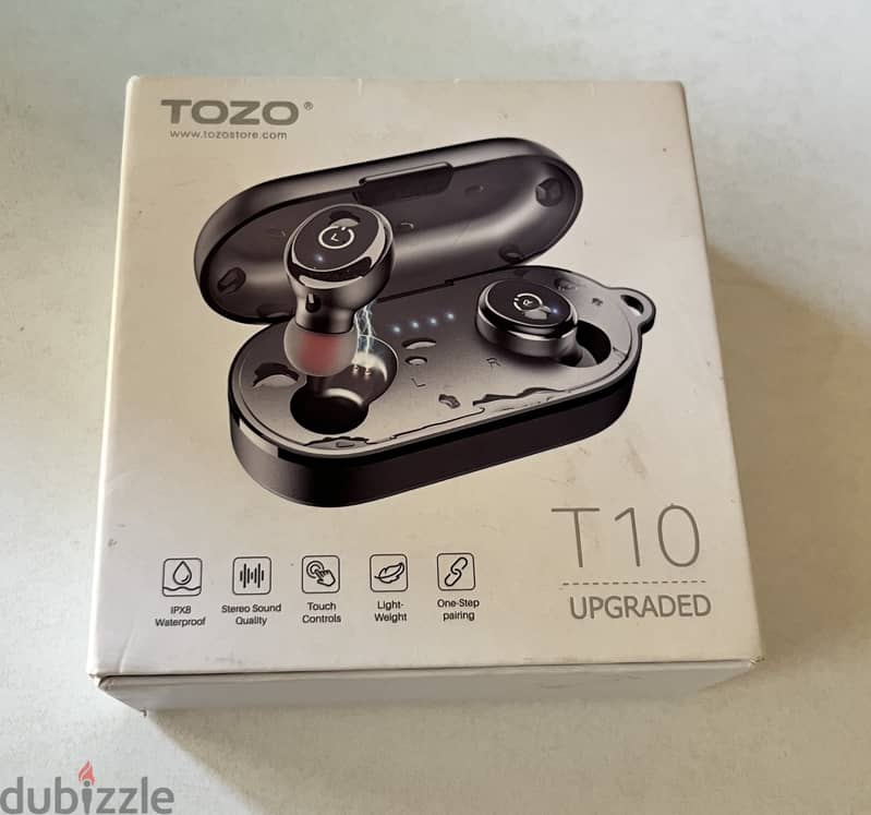 TOZO T10 Upgraded TWS Bluetooth 5.0 Earbuds Wireless بلوتوث ايربودز 1