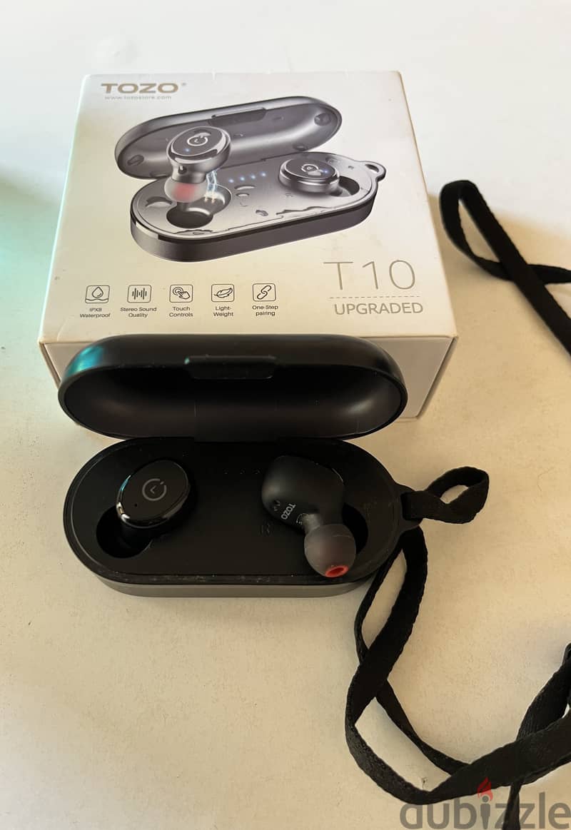 TOZO T10 Upgraded TWS Bluetooth 5.0 Earbuds Wireless بلوتوث ايربودز 2