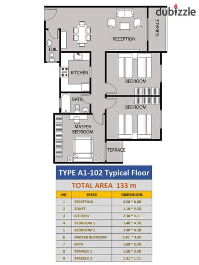 Apartment in a compound in October Gardens, in front of Zamalek Club, Police Club and International Judicial Authority