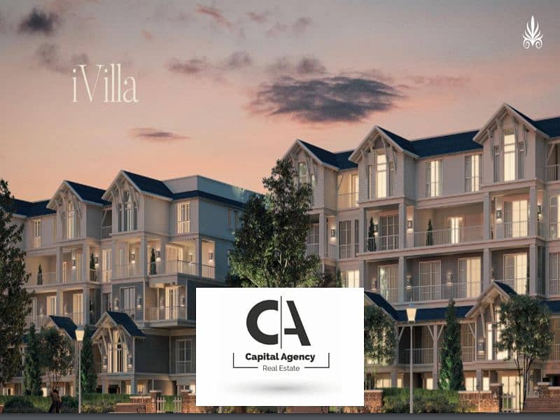 Apartment for sale super deluxe finished in Aliva Mountain View Compound, 1.5% down payment and installments over 12 years - lagoon view 0