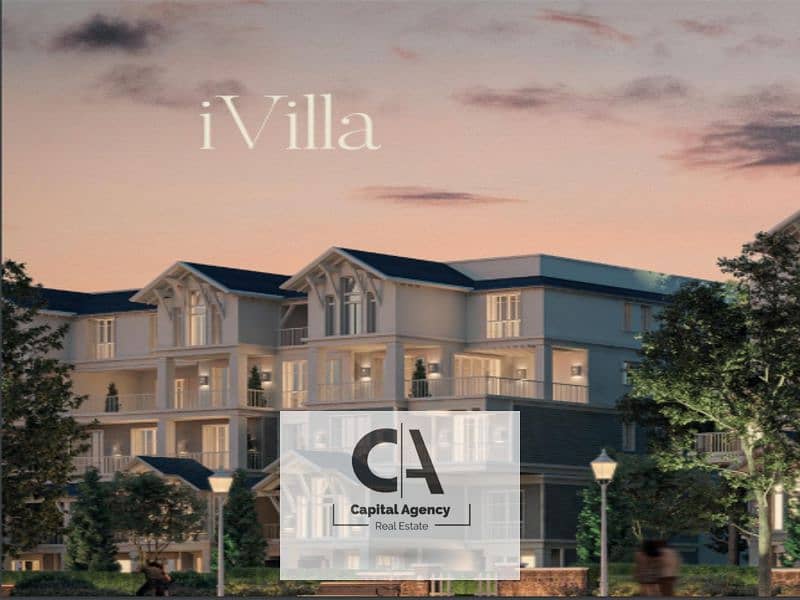 With a 1.5% down payment  a super deluxe finished i villa with a garden in Aliva Mountain View Compound and installments over 12 years - lagoon view 0