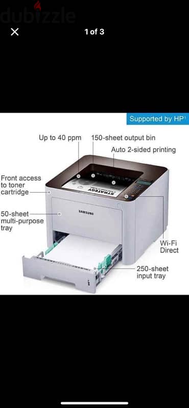 للبيع طابعة كسر زيرو حرفيا سامسونج 4020nd بدون خربوش وبدون اعطال تماما 5