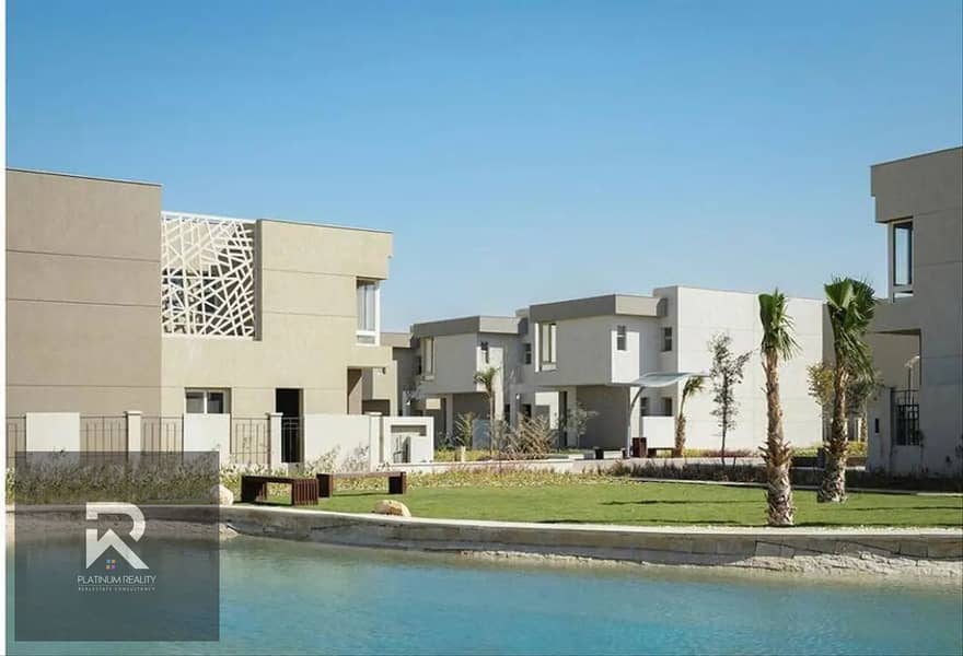 Villa Townhouse  by installments 12 years in Badya Palm Hills October, Next to Mall Of Egypt and 30 min for New Cairo. 0